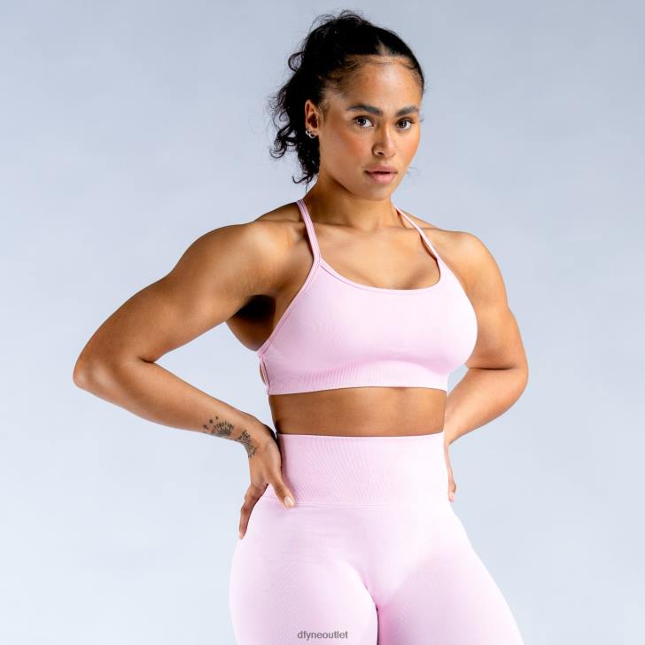 Dfyne Light Rose Pink Mist Dynamic Mist Backless Sports Bra Tops 20L6155 20L6155 DFYNE NZ Reliable Wholesale DFYNE Clothing Fast delivery at DFYNE jacket